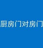 兰州阴阳风水化煞九十五——厨房门对房门